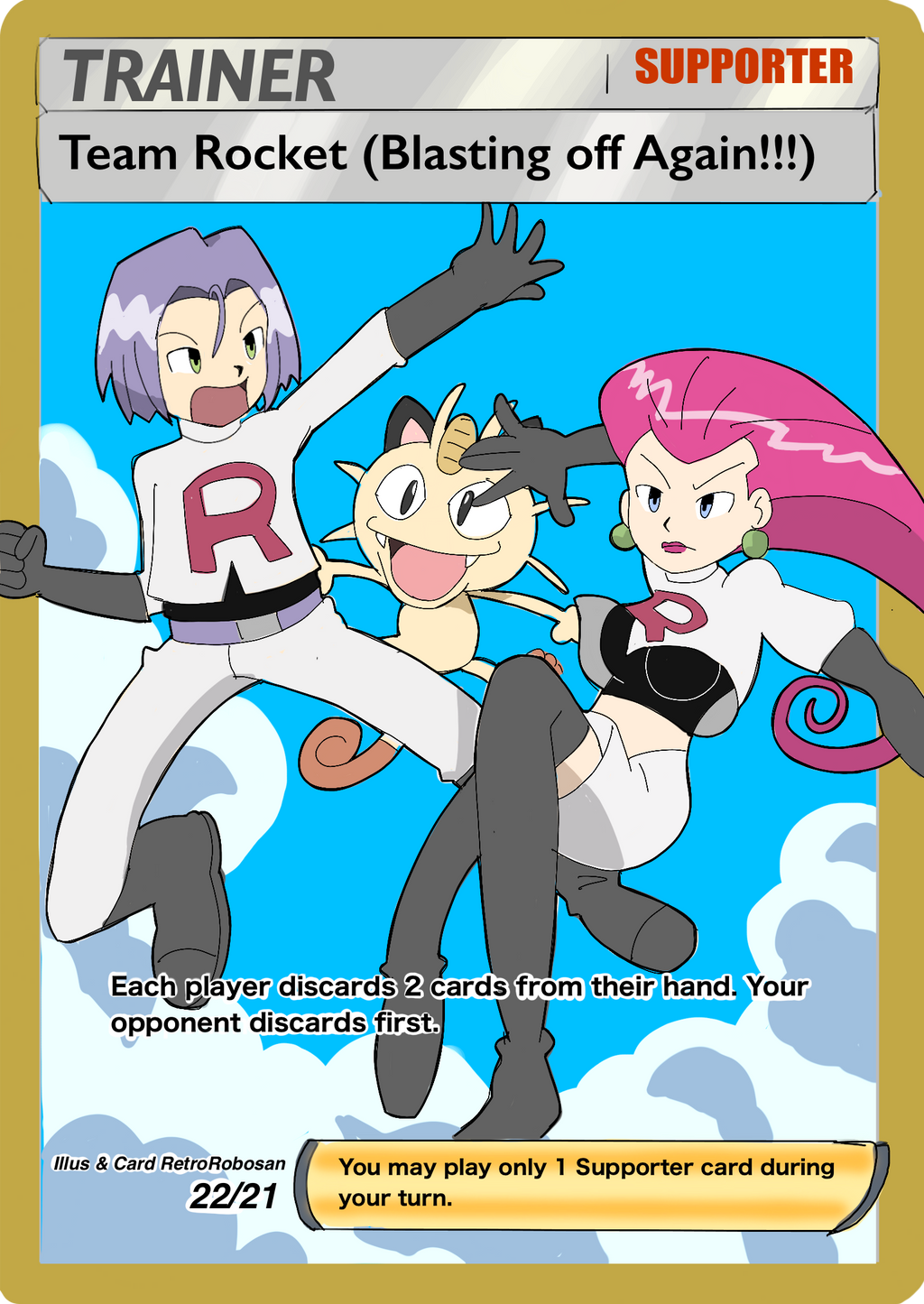 Team Rocket Pokemon Card by RetroRobosan on DeviantArt