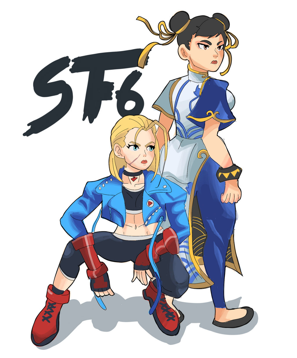 SF5 and SF6 Cammy side-by-side : r/StreetFighter