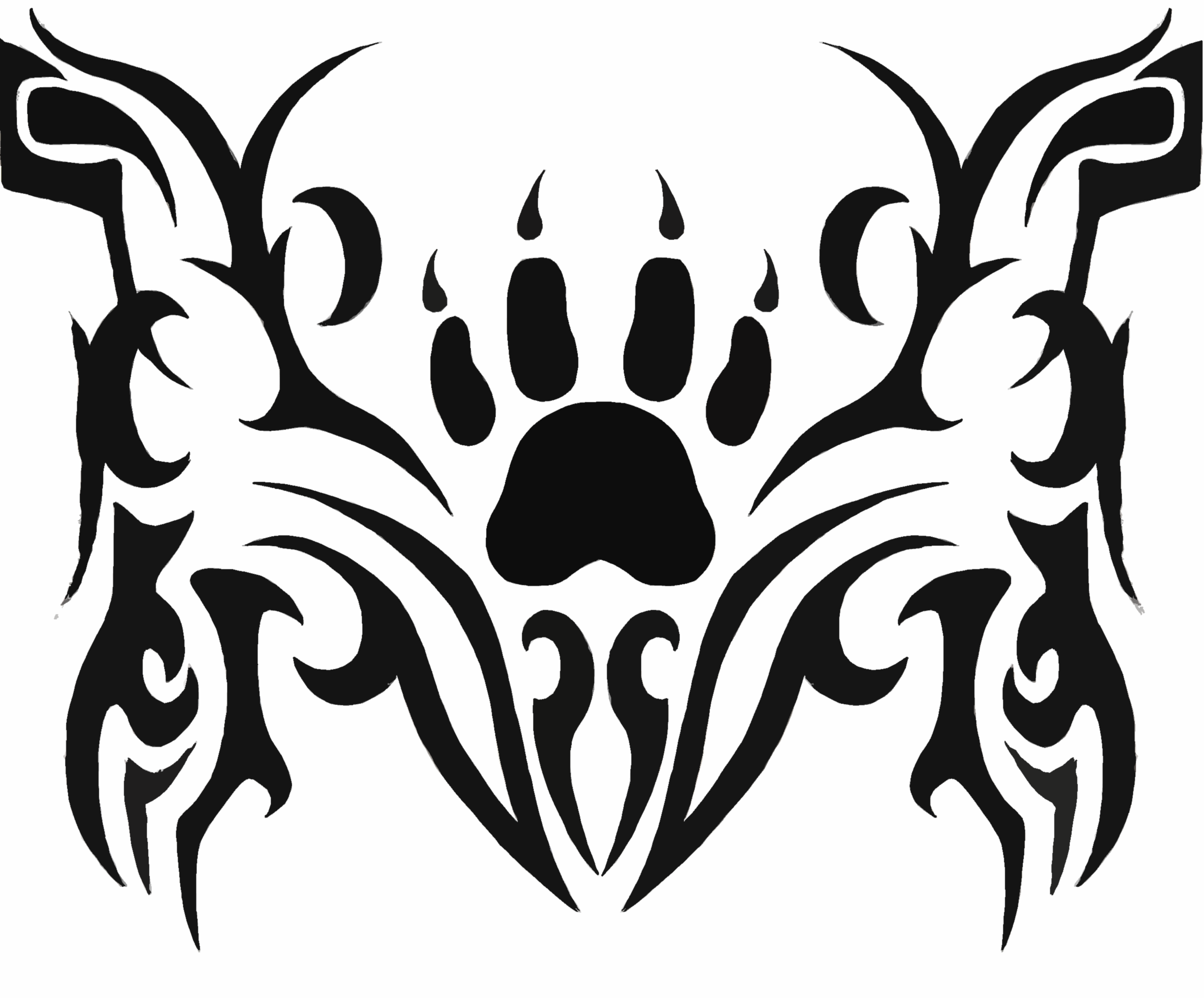 Tribal Bear Paw Tattoo Design by DevourerJack on DeviantArt Tribal Bear Paw Tattoo Design by DevourerJack on DeviantArt