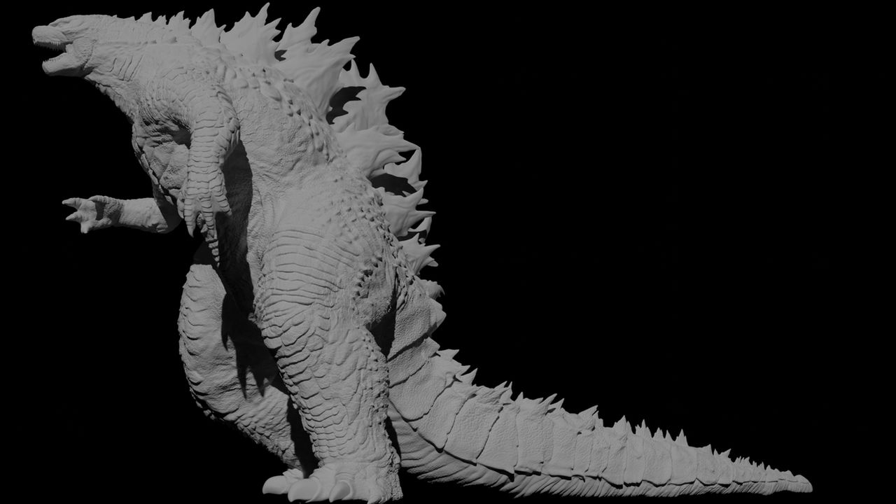 Godzilla Rig Model First render with the model by Godzilla234576 on DeviantArt