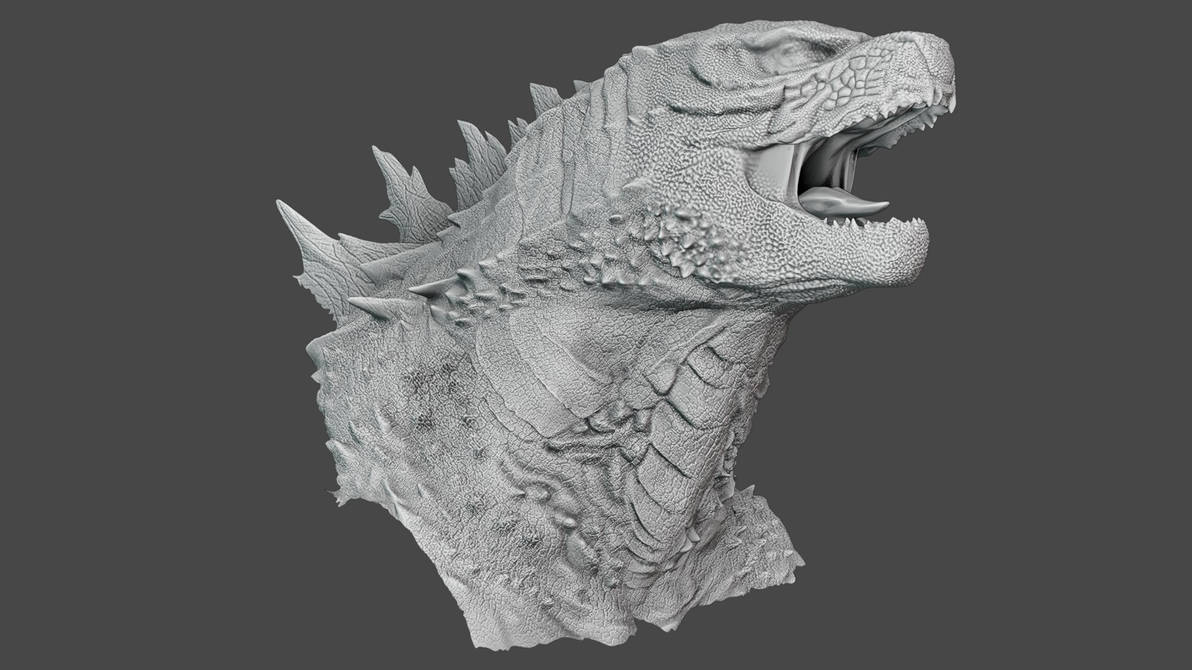 Godzilla 2021 head sculpt by Godzilla234576 on DeviantArt