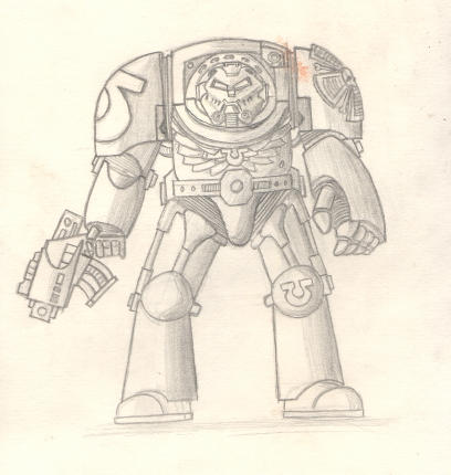Mars Terminator Line Space Marine Terminator by MadOttsel on DeviantArt