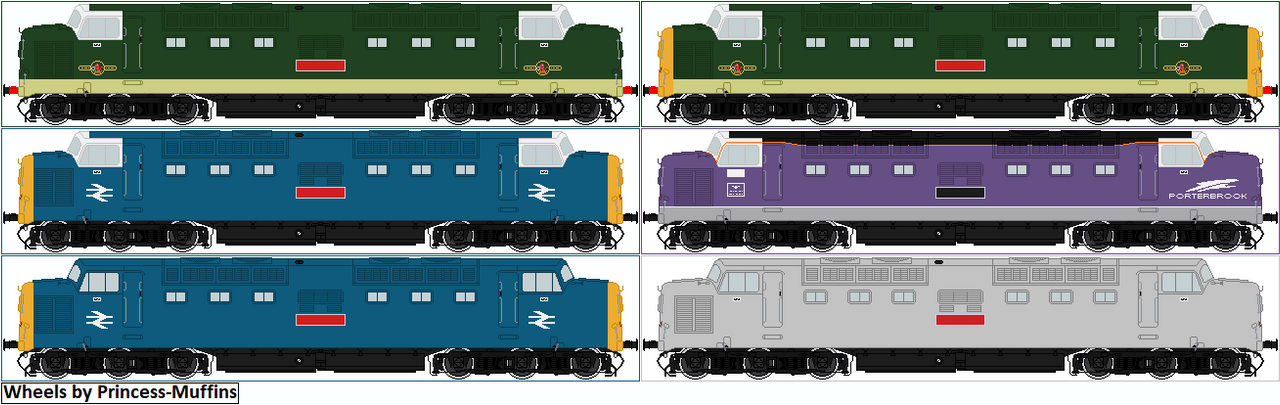British Railways Class 55 'Deltic' by Lightningstudios69 on DeviantArt