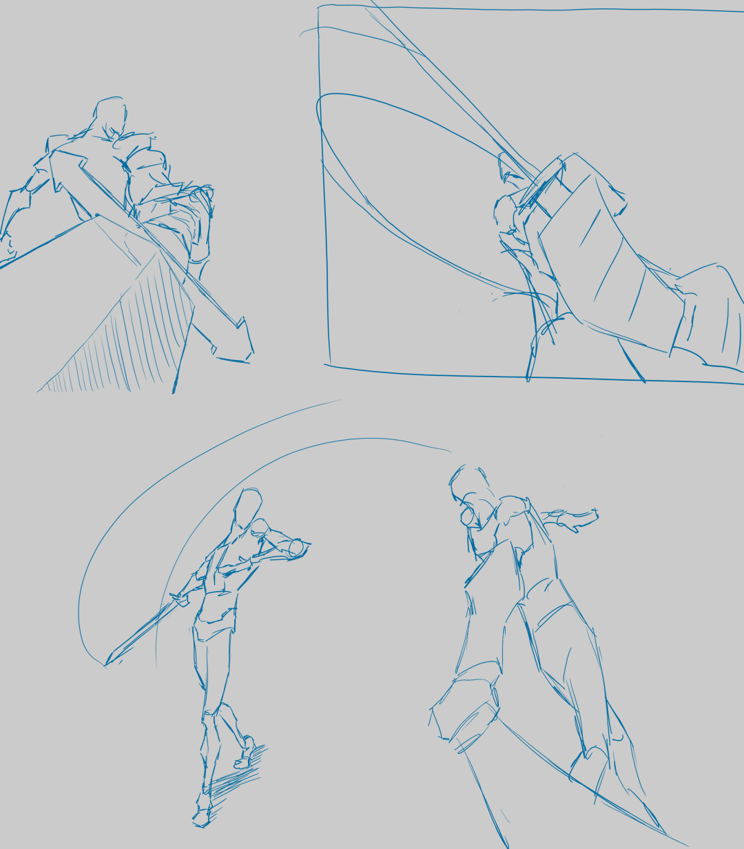 Sword Postures Swords Poses by Grantact on DeviantArt