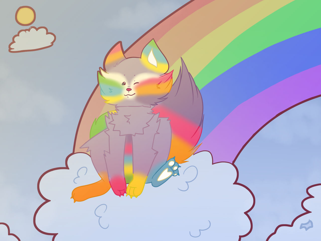 .rainbow rascal. by TY2K on DeviantArt