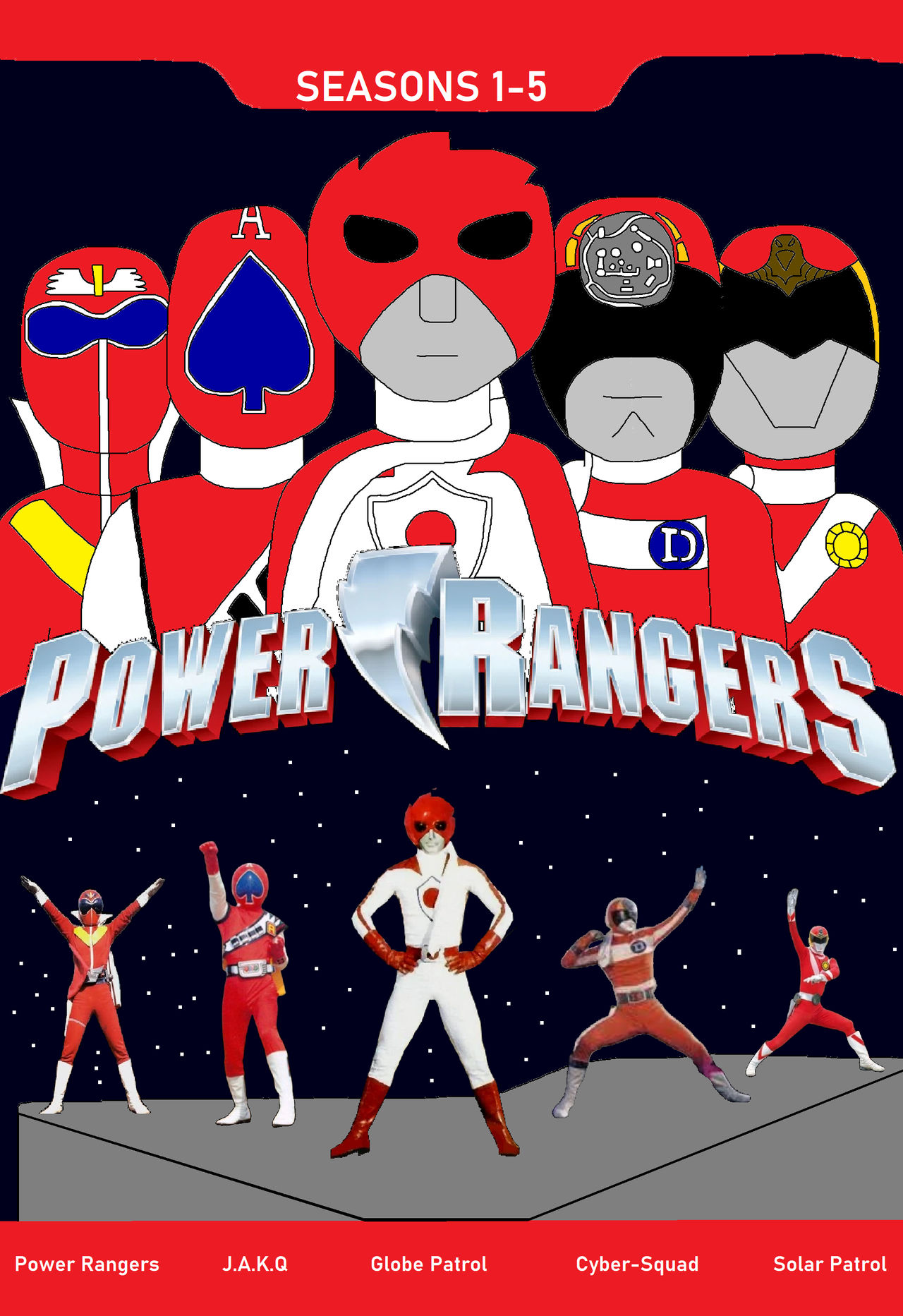 Power Rangers DVD Boxset by HRRRIZROW on DeviantArt