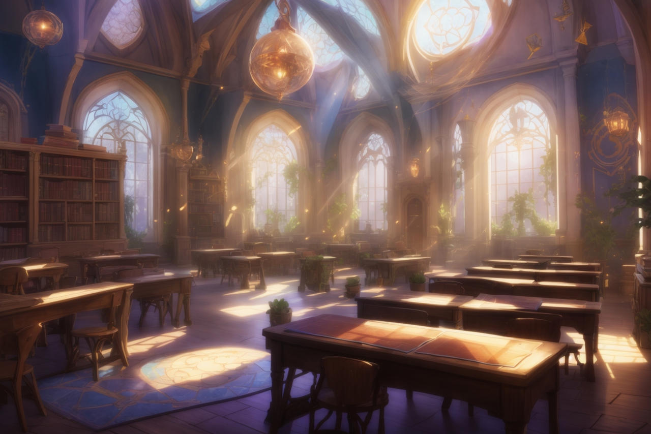 Fantasy classroom by EmilianoAI on DeviantArt