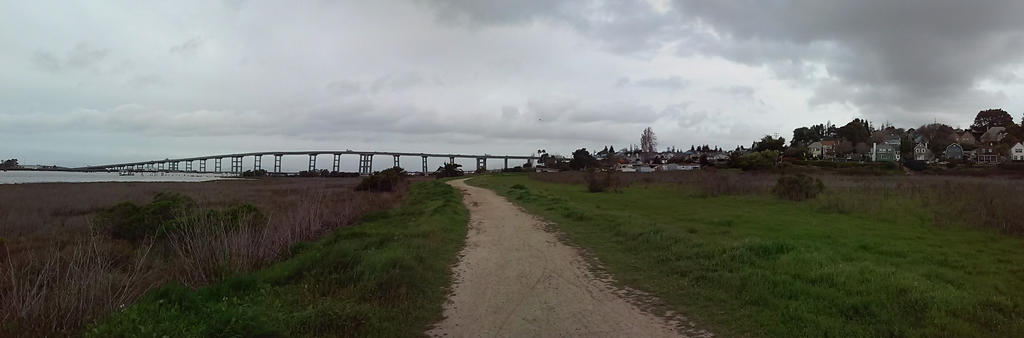 Bike ride by the bridge 