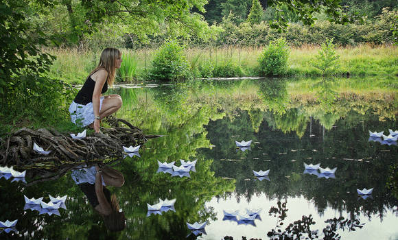 Melusine and the White Littles Boats II