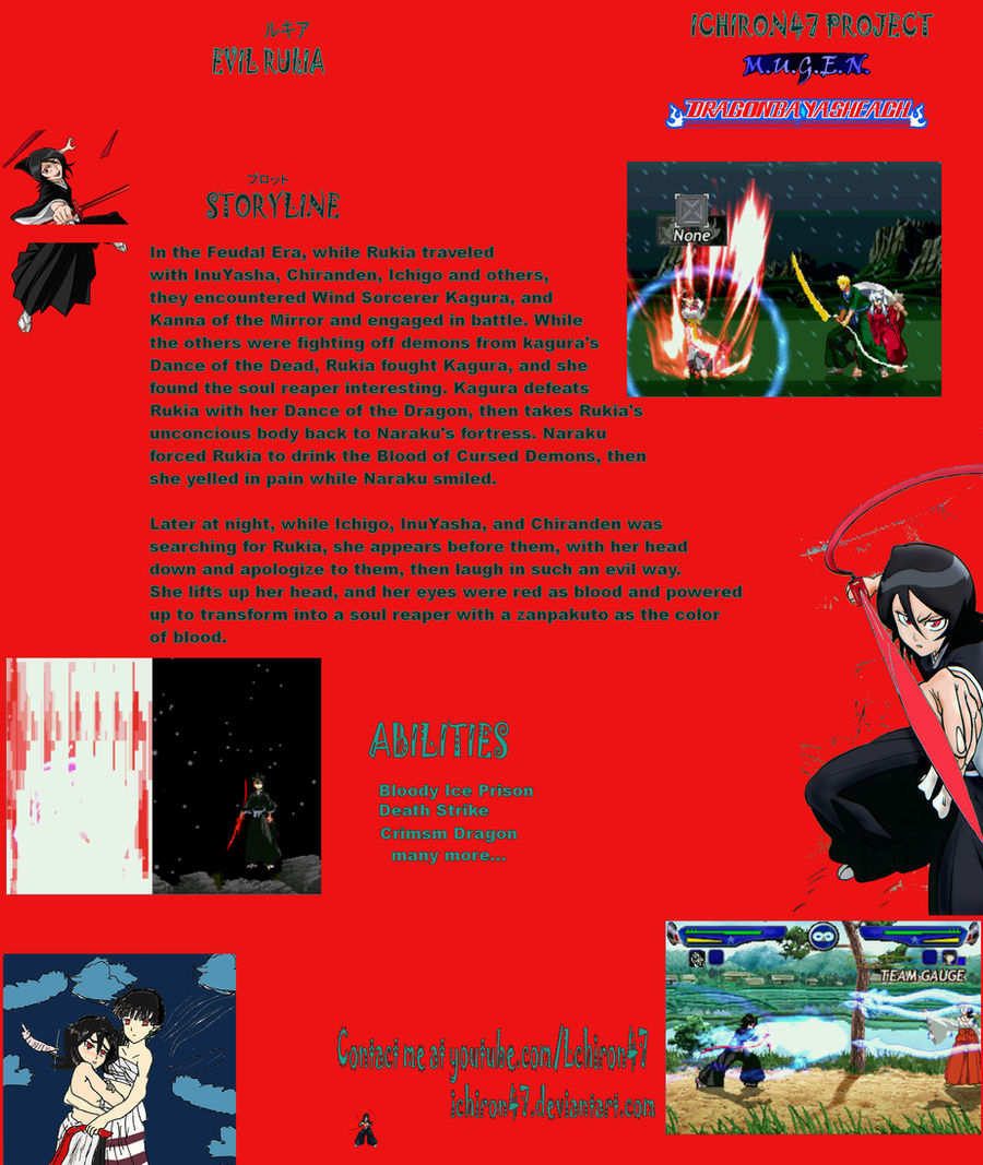 MUGEN Evil Rukia by Ichiron47 by Ichiron47 on DeviantArt