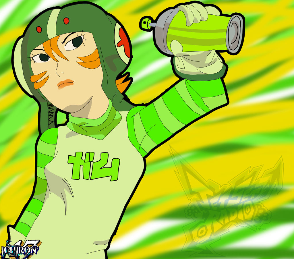 Gum - Jet Set Radio by Ichiron47 on DeviantArt