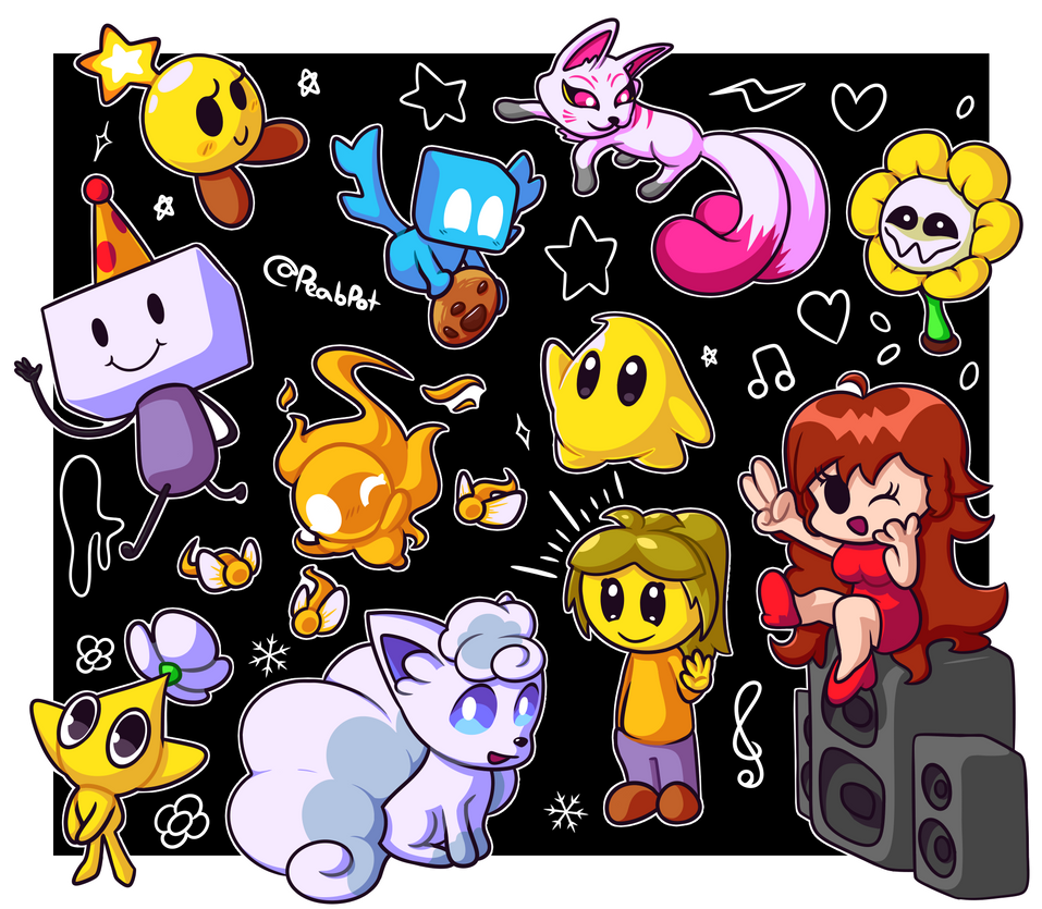 Sticky Sticker Deviantart More Assorted Stickers by PeabPot on DeviantArt