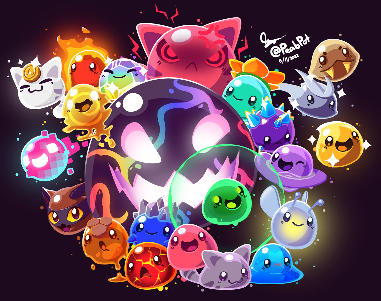 Slime Rancher Stickers by PeabPot on DeviantArt