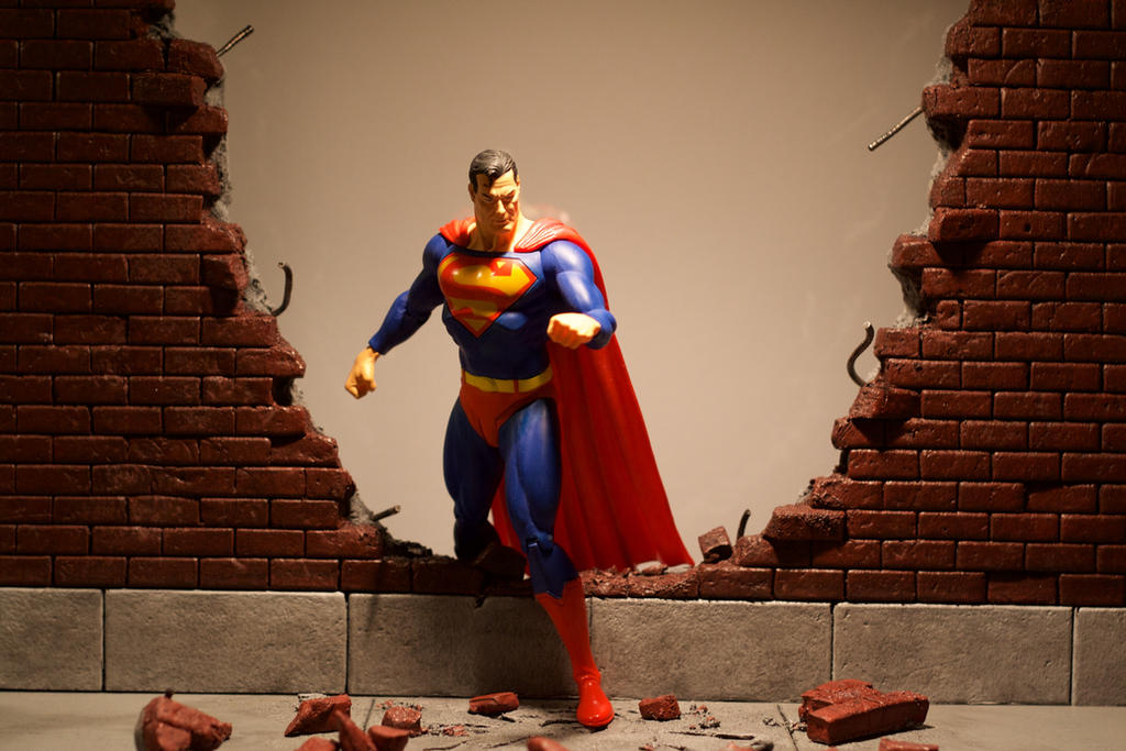 Superman - broken wall ver. 2 by Terrafoamer on DeviantArt