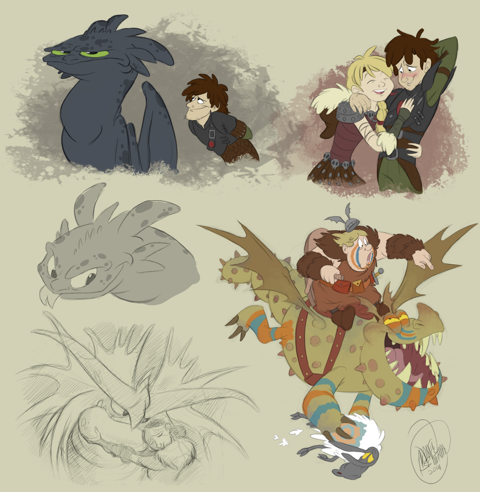 HTTYD 2 Sketch Dump