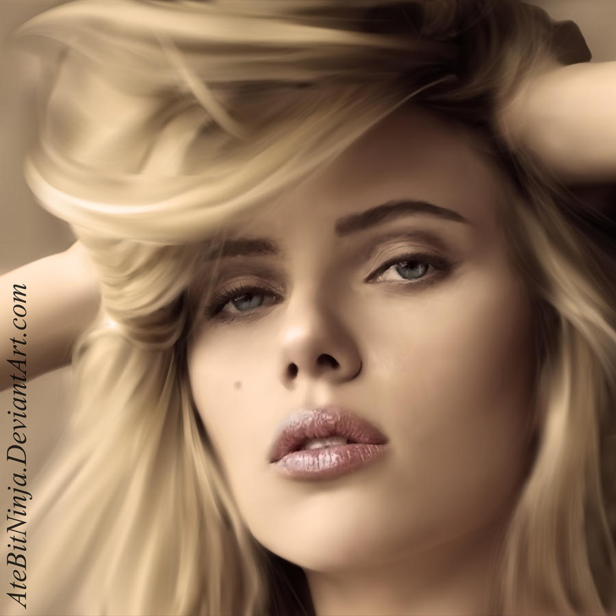 Scarlett Johansson - Vector by Atebitninja