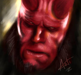 Hellboy - iPad ProCreate