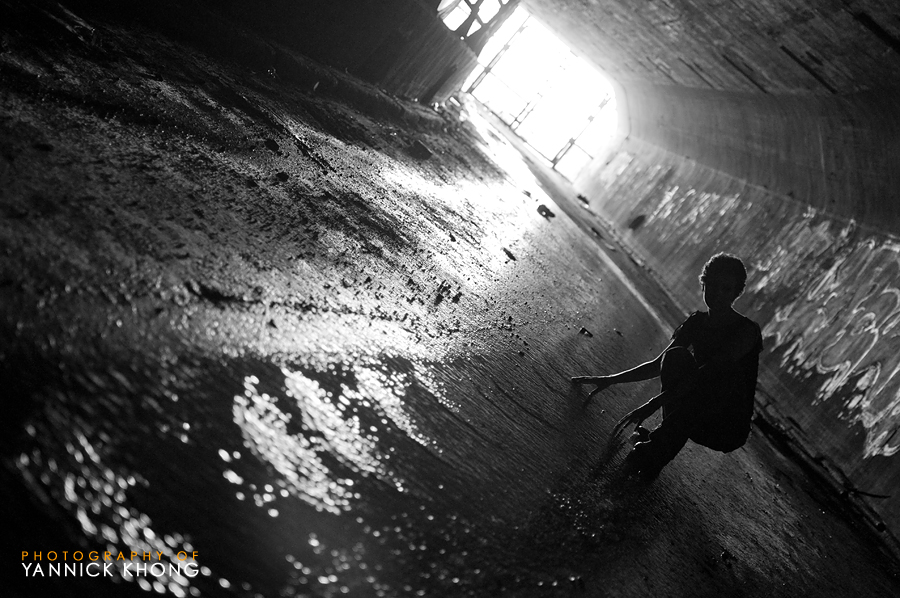 Girl in the Tunnel