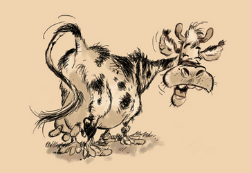 Franquin cow (study)