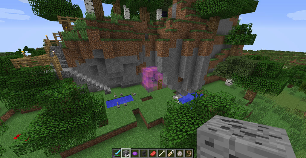 my minecraft house (outside) part 1 by hugabunny1 on DeviantArt