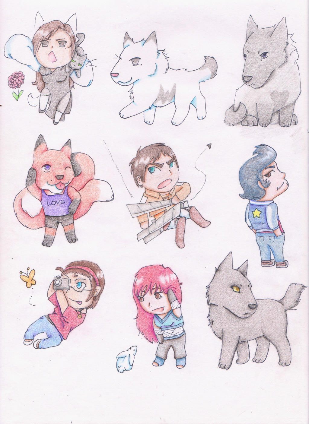 Simple Chibi Examples Set 1 by Moonie-Dogg on DeviantArt