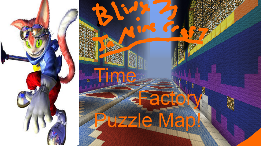 Blinx The Time Sweeper-Minecraft Puzzle map Blinx3