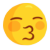 Messenger Kissy Face emoji