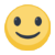 Facebook Slightly Smiling Face emoji