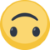 Facebook Upside-Down Face emoji