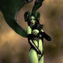 Evinessa Fantasy Sexy Devil Vamp Green Demon Elf B