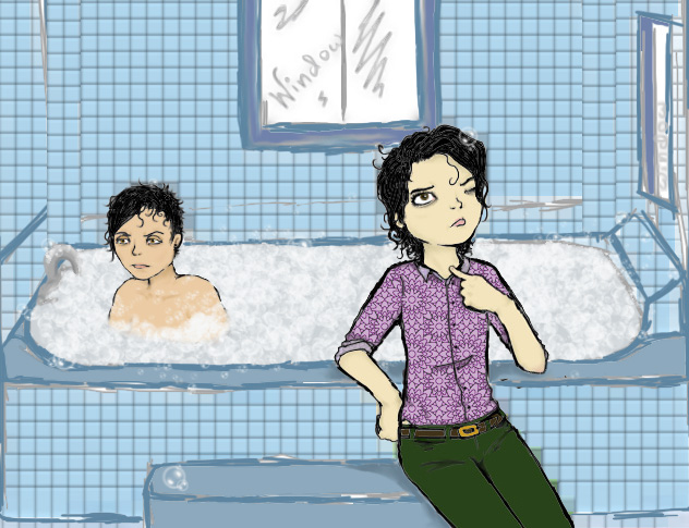 Gerard and Frank and bubbles