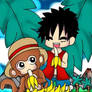 Luffy and the monkey