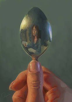 Autoportrait in spoon