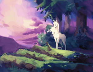 The last unicorn by MagdaPROski