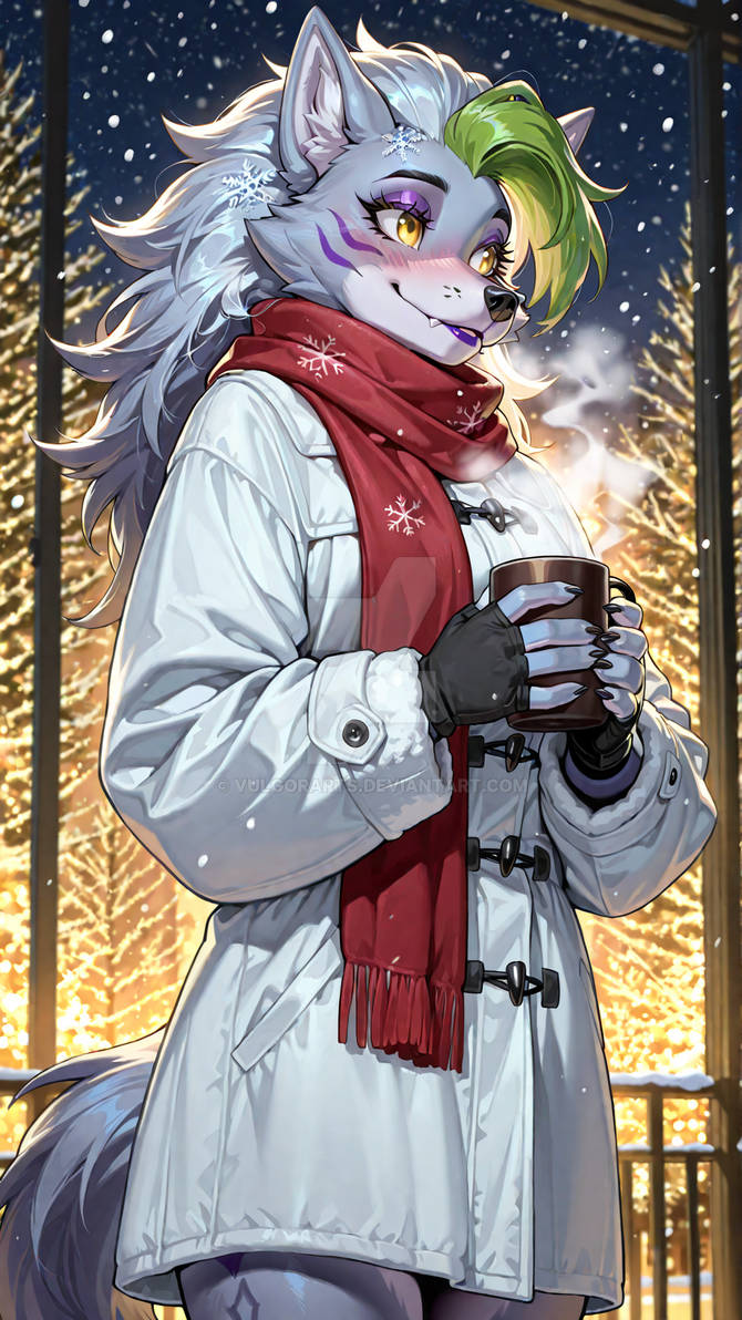 Frozen Roxanne Wolves Roxanne Wolf - Cold Nights, Warm Lights by VulgorArts on DeviantArt