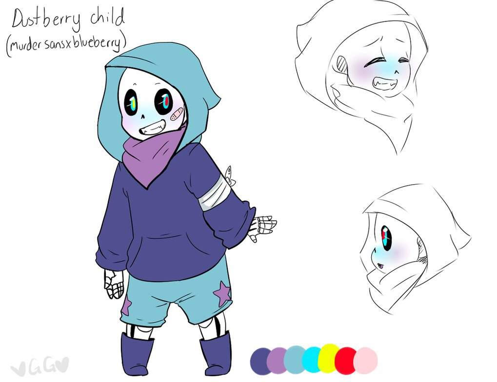 dust x blueberry sans ship child by nifemi866 on DeviantArt