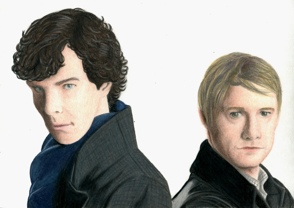 Sherlock Holmes and John Watson by Nathair23 Sherlock Holmes and John Watson by Nathair23