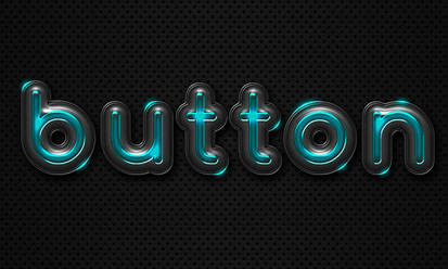 Web Button Text Effect