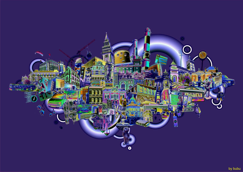 Collage Town Graph collage town by Bubu20 on DeviantArt