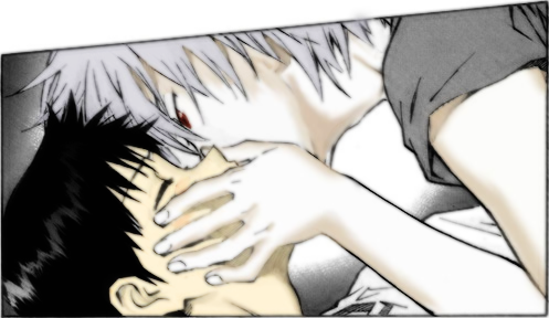 Kaworu and Shinji-