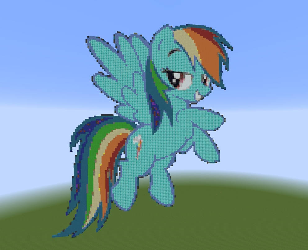 Rainbow Dash Pixel Art by Rexty on DeviantArt