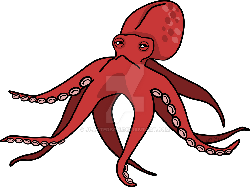 Pink Cartoon Octopus by jpatterson on DeviantArt
