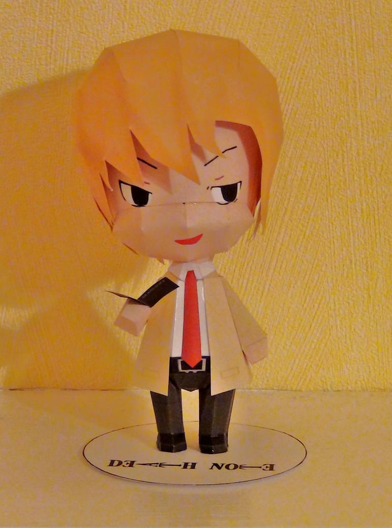 Death Note Papper Light from Death Note Papercraft by x0xChelseax0x on DeviantArt