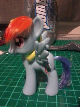 MLP:FiM Rainbow Dash Toy with Restyled Hair