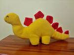 Apatosaurus/Stegosaurus Dinosaur Plushie by x0xChelseax0x