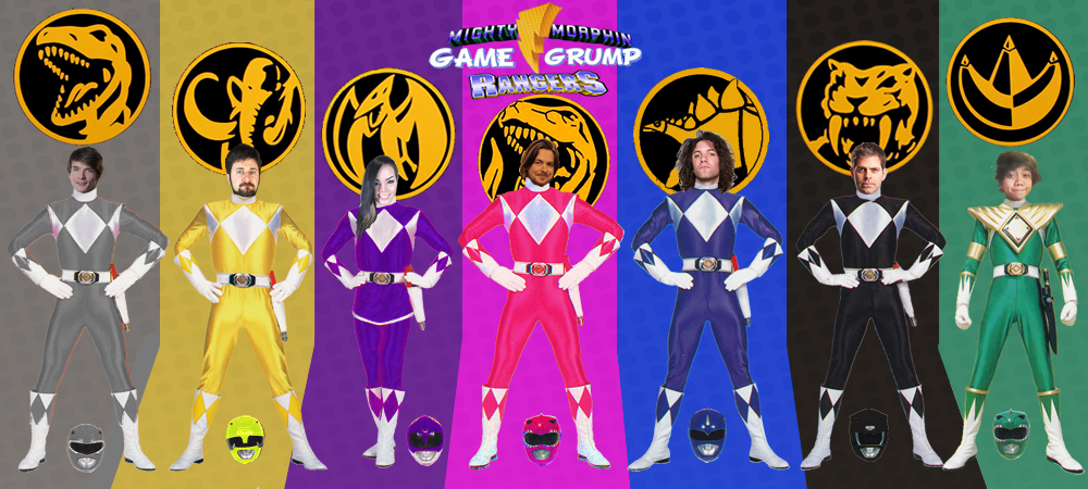 Mighty Morphin' Game Grump Rangers