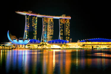 Marina Bay Sands Hotel Singapore  by Capturing-the-Light