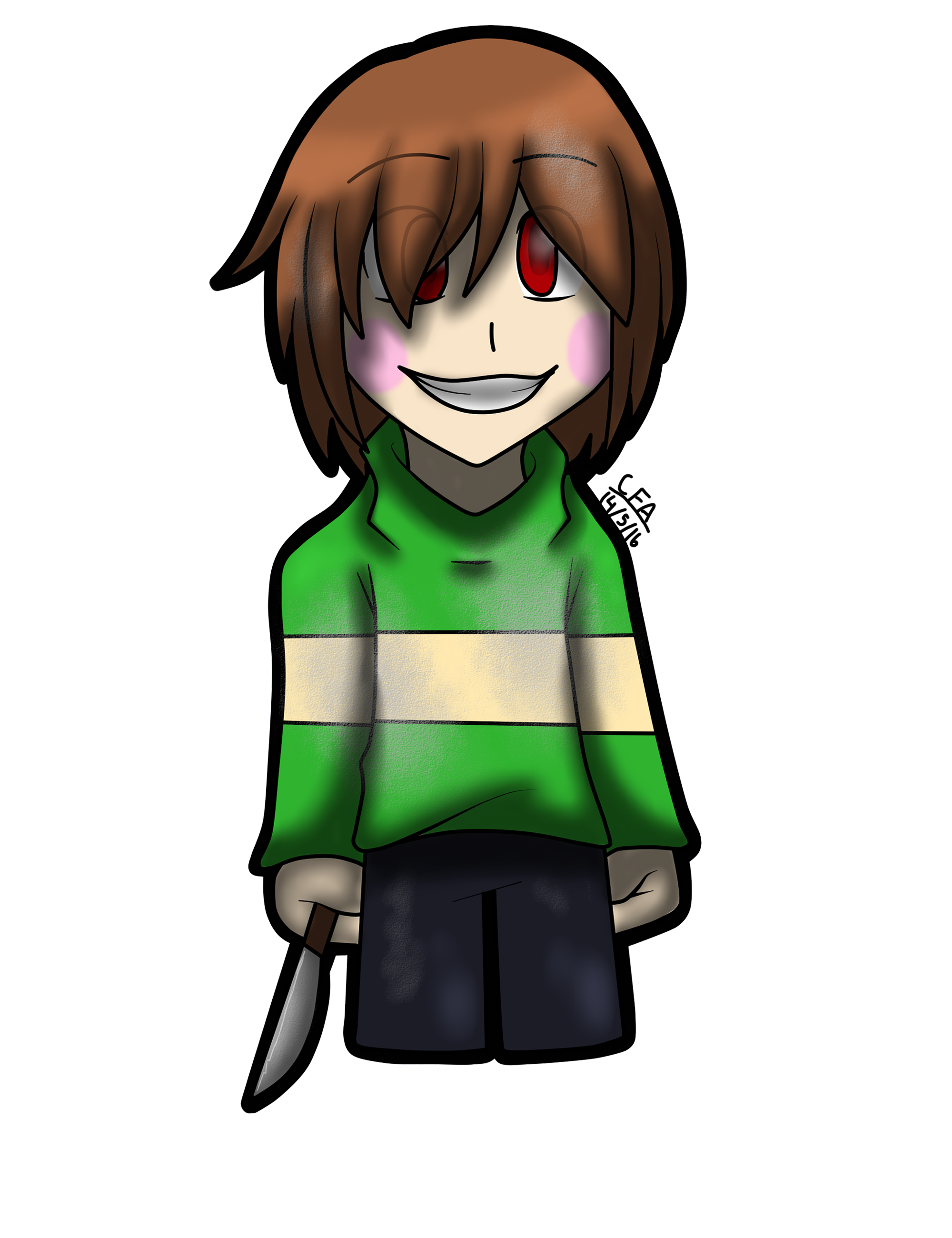 -:Chara:- by TheCartoonFan on DeviantArt