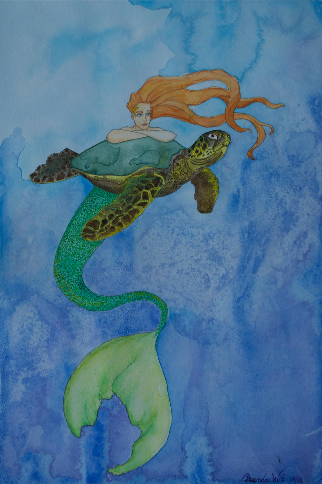 Lillian GiantTurtle Watercolor