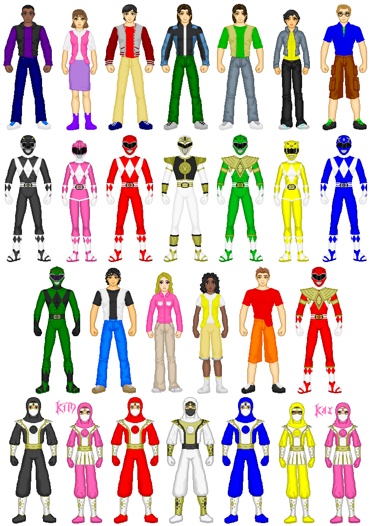 Mighty Morphin Power Rangers by exguardian on DeviantArt
